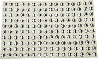 Fishing Lure Eye 3D Soft Down Pupil Eye Holographic Lure Eyes Making Fly Tying Fake Fish Eyes DIY Lifelike Realistic Artificial Holographic Fake Eyes Silver 5MM-500PCS