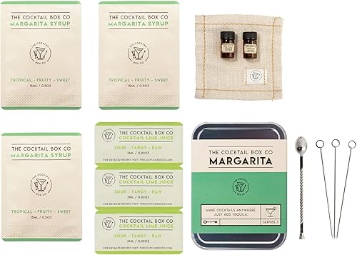 Miniatura 8 de The Cocktail Box Co. Manhattan Kit de cóctel – Juego de mixología artesanal para él o ella – 1 kit