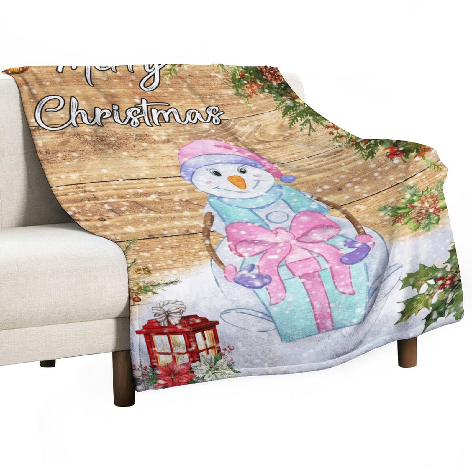 Couverture chaude et douce en flanelle double face contre le froid hivernal