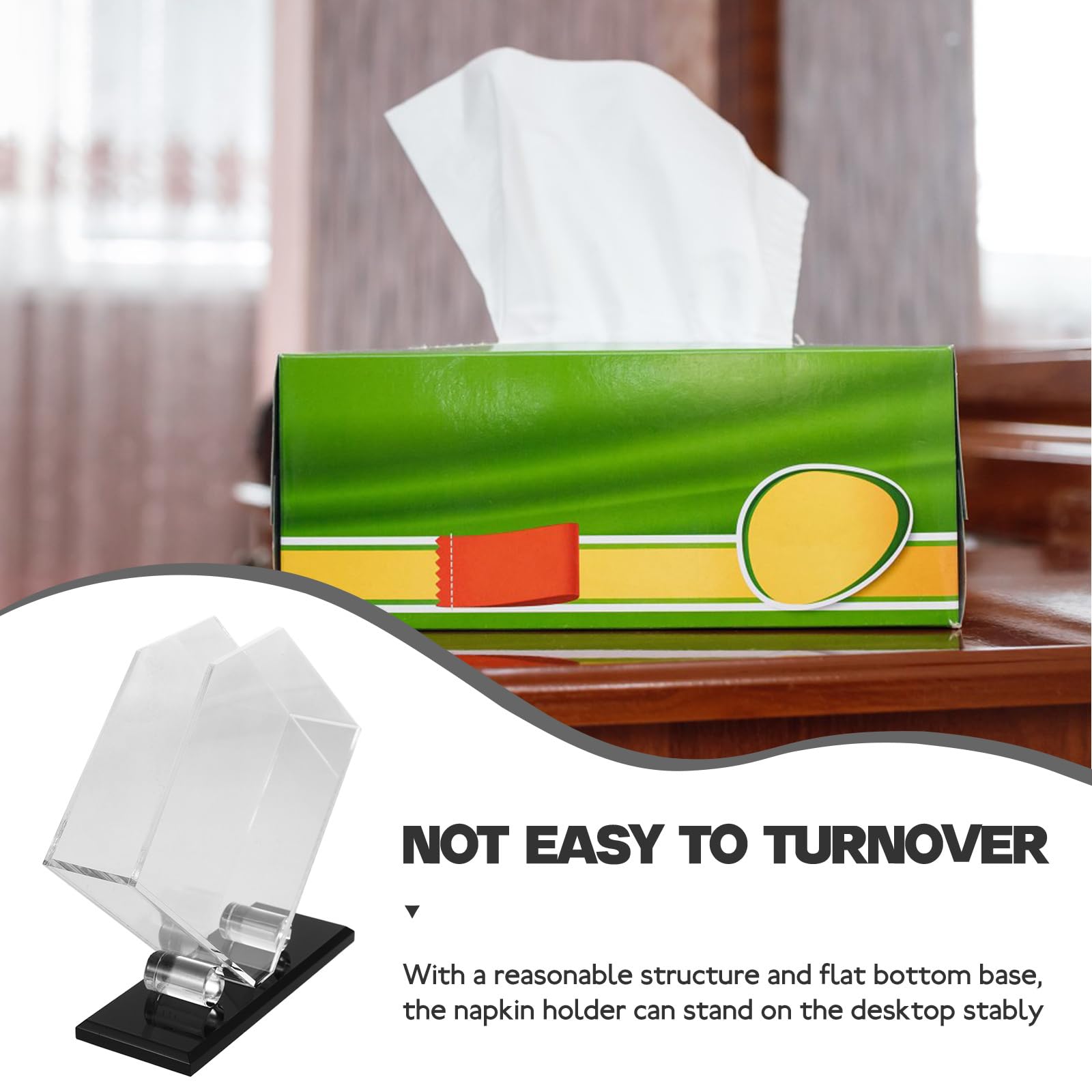 Napkin Holder Napkin Holder Paper Towel Dispenser Dispenser Storage Stand Home Tissue for Tabletop Standing Acrylic Table Dining Paper Clear Bathroom Holder Napkin Decorative Tray Napkins
