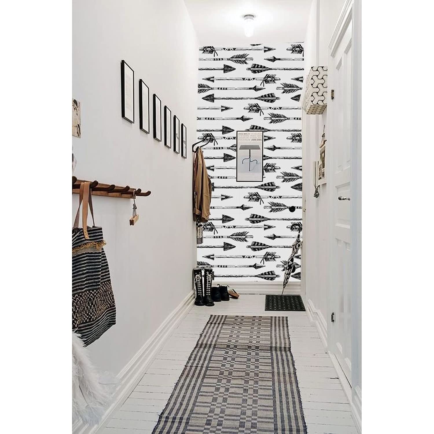 Papier peint meuble chambre salon cuisine 360x250 cm stickers gris