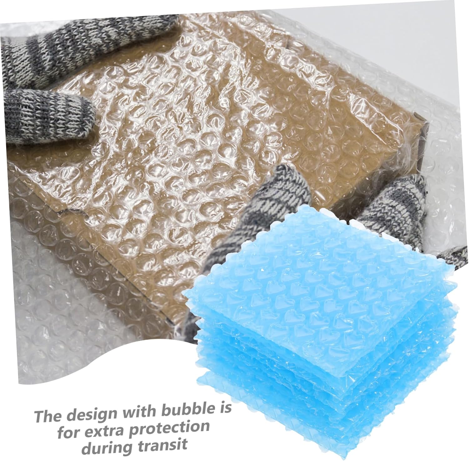 60pcs -shaped Cushioning Pouches Thick for Shipping and Moving Packing Material for Post Offices and Collectibles