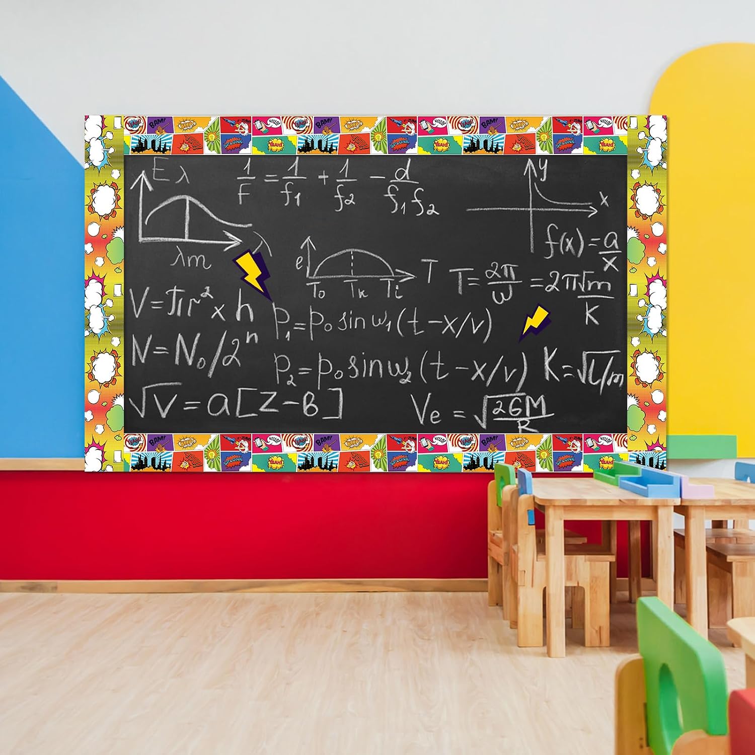 Containlol 118 ft Bulletin Board Border, Back to School, Hero Style image 5