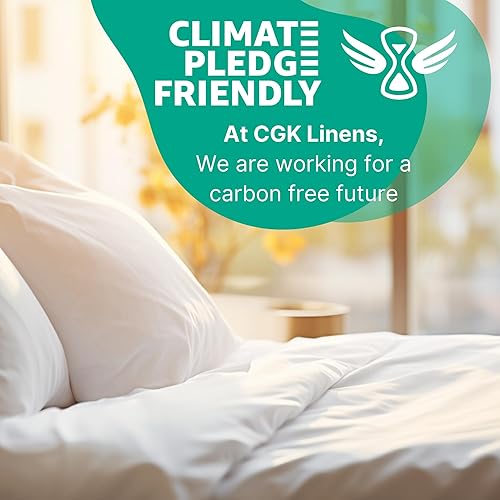 Miniatura 3 de Juego de 2 fundas de almohada 100 % algodón de 400 hilos, refrescantes, transpirables y suaves, extra suaves, algodón de 400 hilos, lavables a