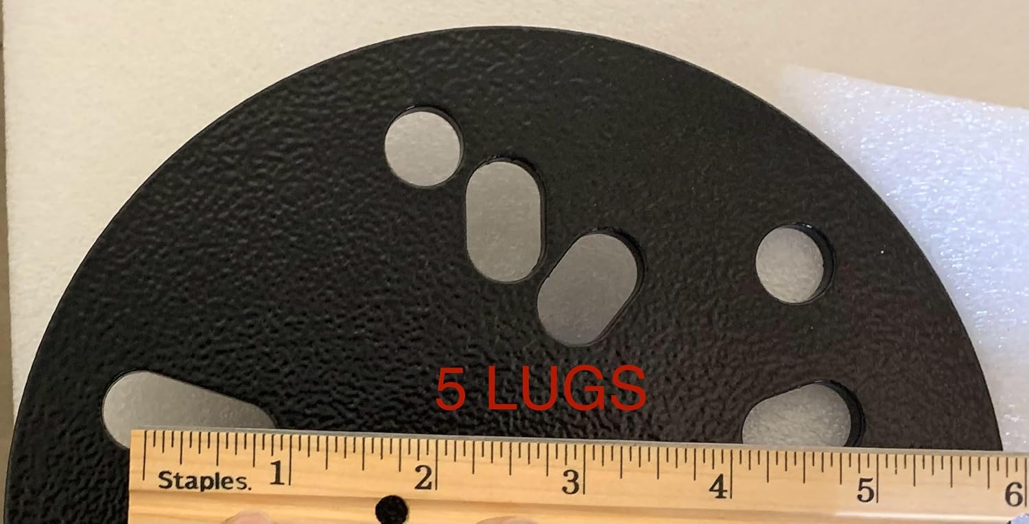 Wing 4x4 2" Hitch Mount Swing Out Spare Tire Carrier for Midsize SUV and Truck, Up to 35" Wheel