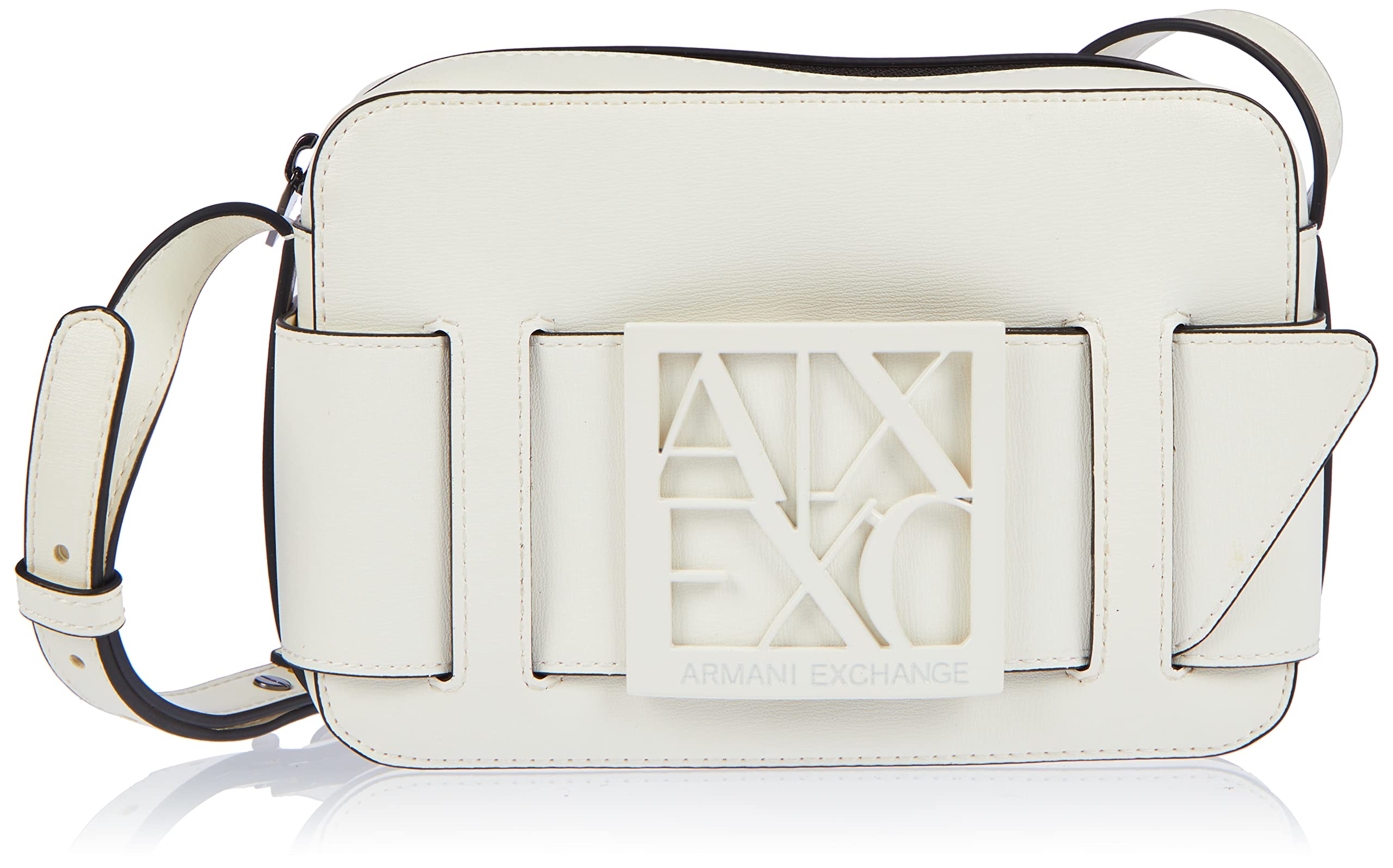 Armani ExchangeWomen's Essential, Susy, Zip Closure, Logo Belt Camera Case