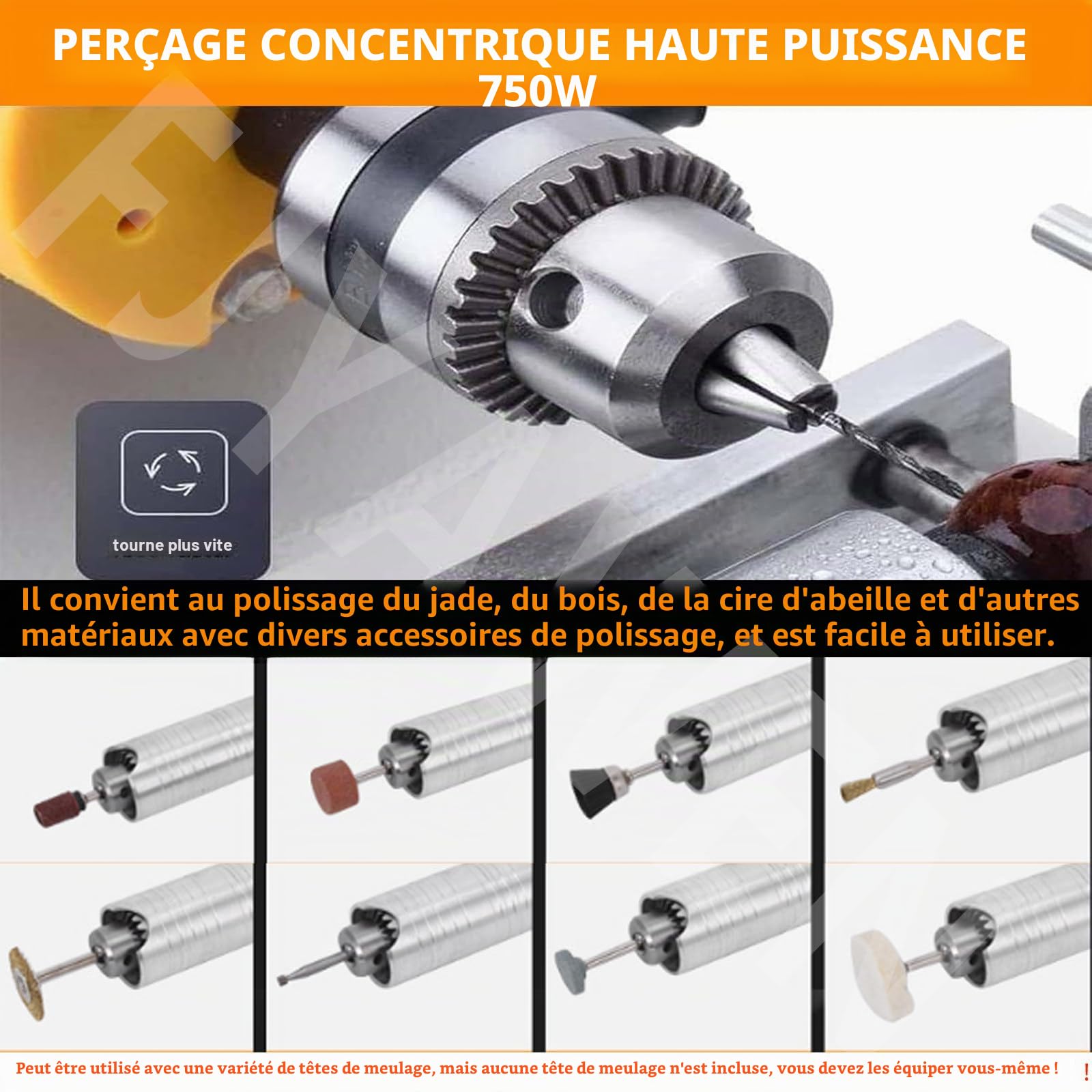 Machine à Polir Les Pierres Précieuses Lapidaire Pour Bijoux