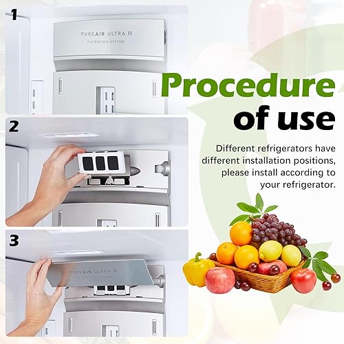 Miniatura 7 de Filtro de aire de repuesto para frigidaire Pureair Ultra 2, Pureair Ultra ii, Electrolux 242047805, 5303918847, EAP12364179, filtración eficaz con