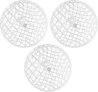 Spherical Chicken Cage – Roaming Globe, 3-Piece Rollable Poultry Habitat, Lightweight Protective Housing | Sturdy ABS Mesh Design, Vegetable Protection and Small Animal Exercise Farm Yard Back