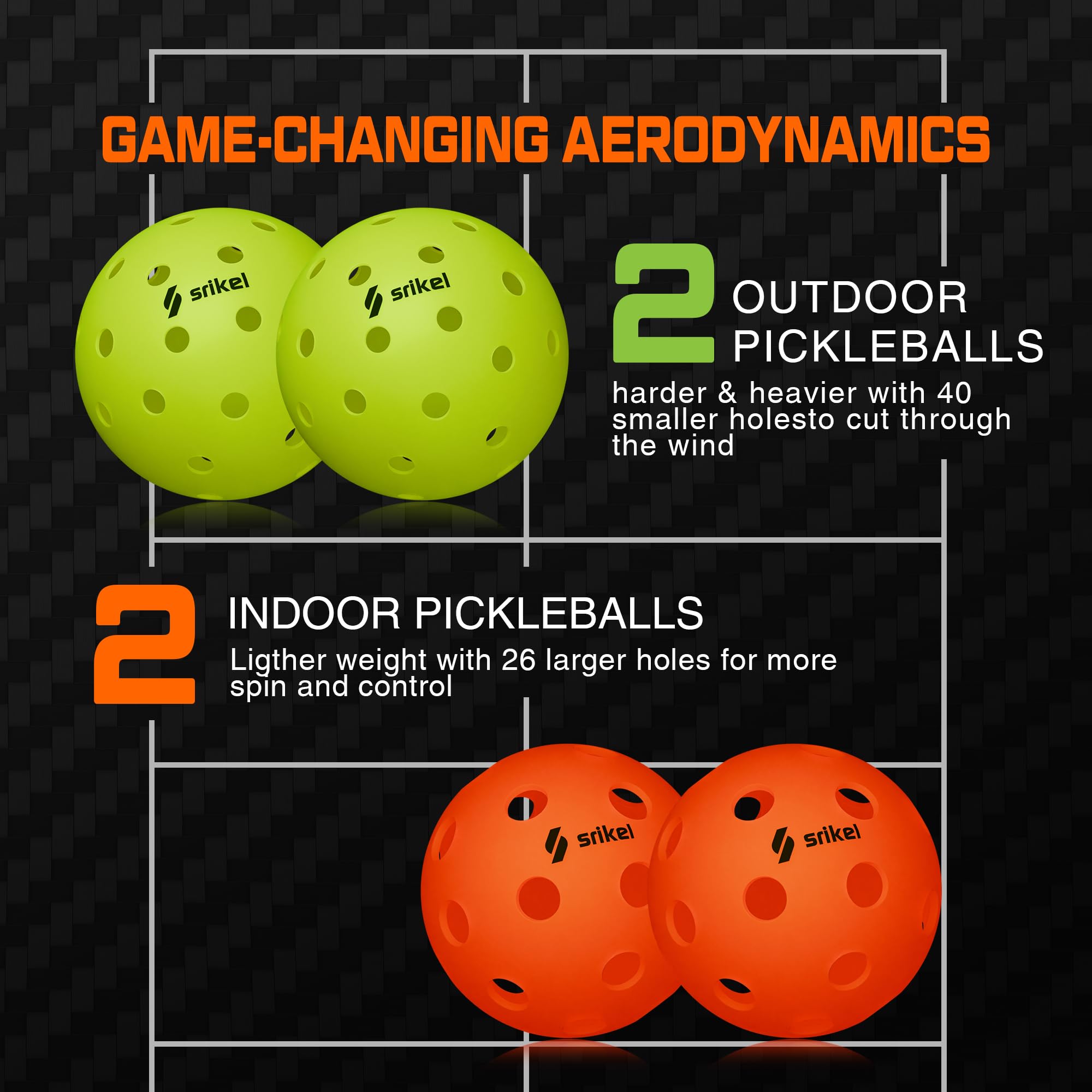 Amazon.co.jp: Srikel ピックルボールパドル 2個セット – USAPA承認