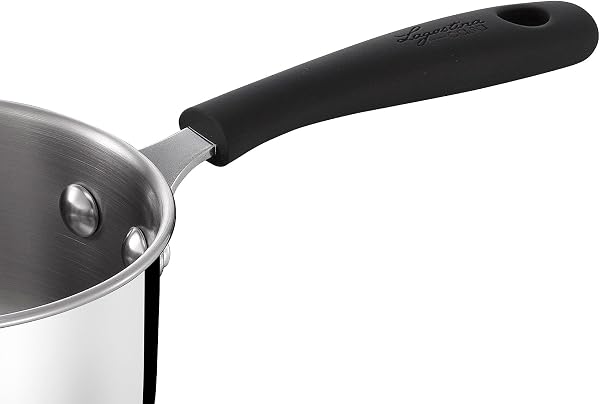 Lagostina Lagostina Gioiosa Milk Pan Induction Stainless Steel, Milk Warmer Diameter 12 cm, 1.2 Litres, Polished in use