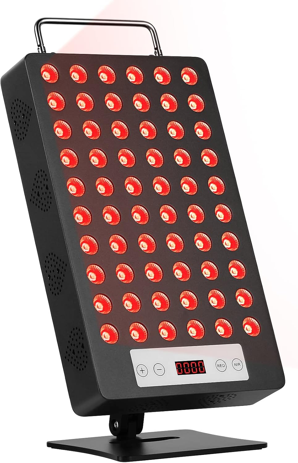 Red Light Therapy Device, Red 660nm & Near Infrared 850nm Infrared Light Therapy for Body, Light Therapy Panels with Adjustable Stand, 60pcs Dual Chips LEDs for Recovery and Skin Health.