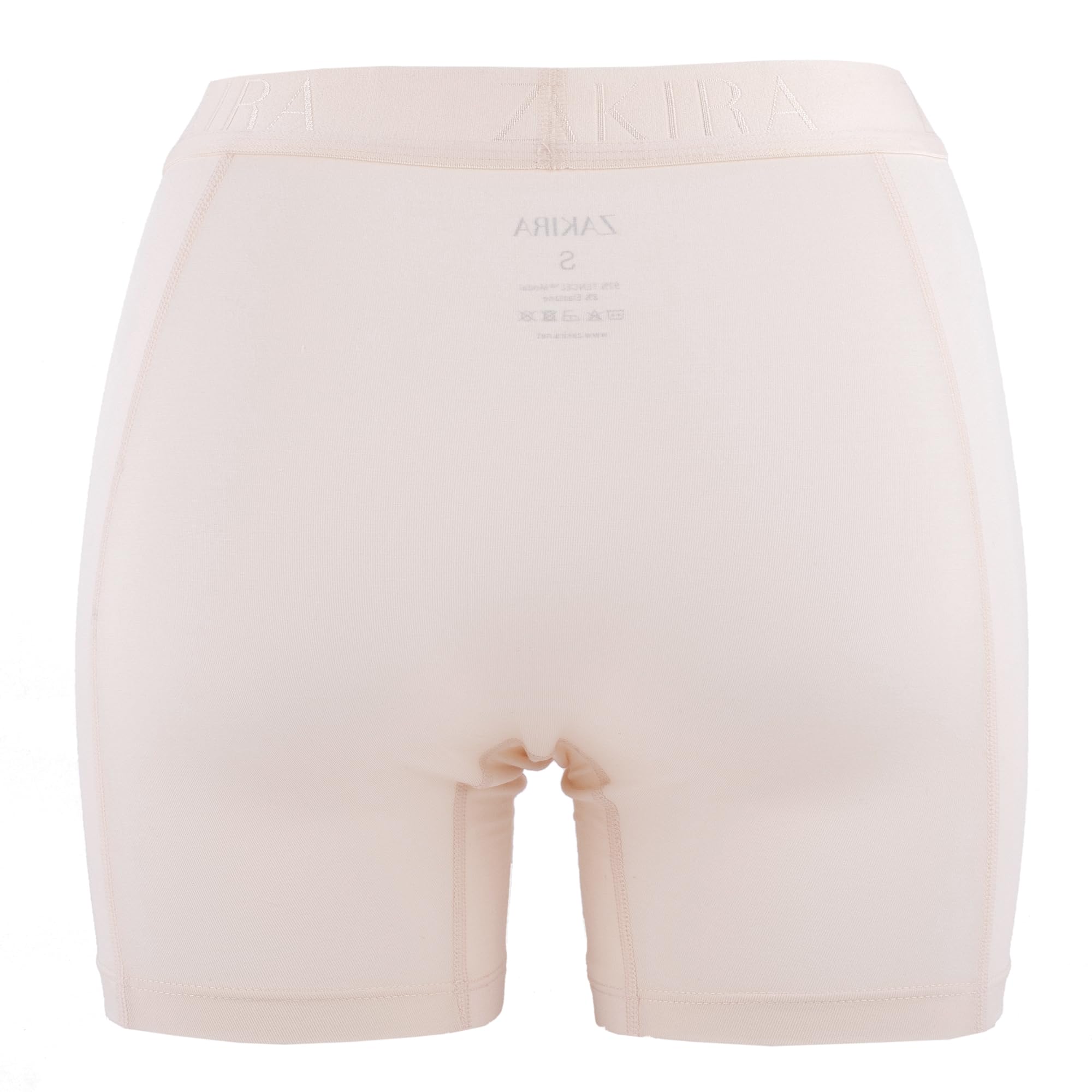 ZAKIRA Damskie bokserki Tencel, miękkie, oddychające, rozciągliwe, majtki typu Boyshort, odporne na otarcia, długie nogawki, 3 szt