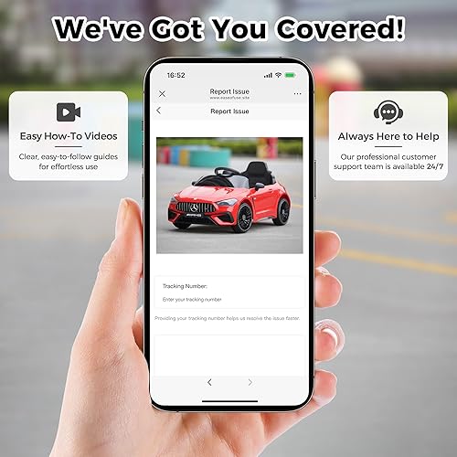Miniatura 8 de TOBBI Mercedes-Benz AMG - Coche eléctrico con licencia para niños con control remoto, juguete a batería para niños de 3 a 8 años con diseño de