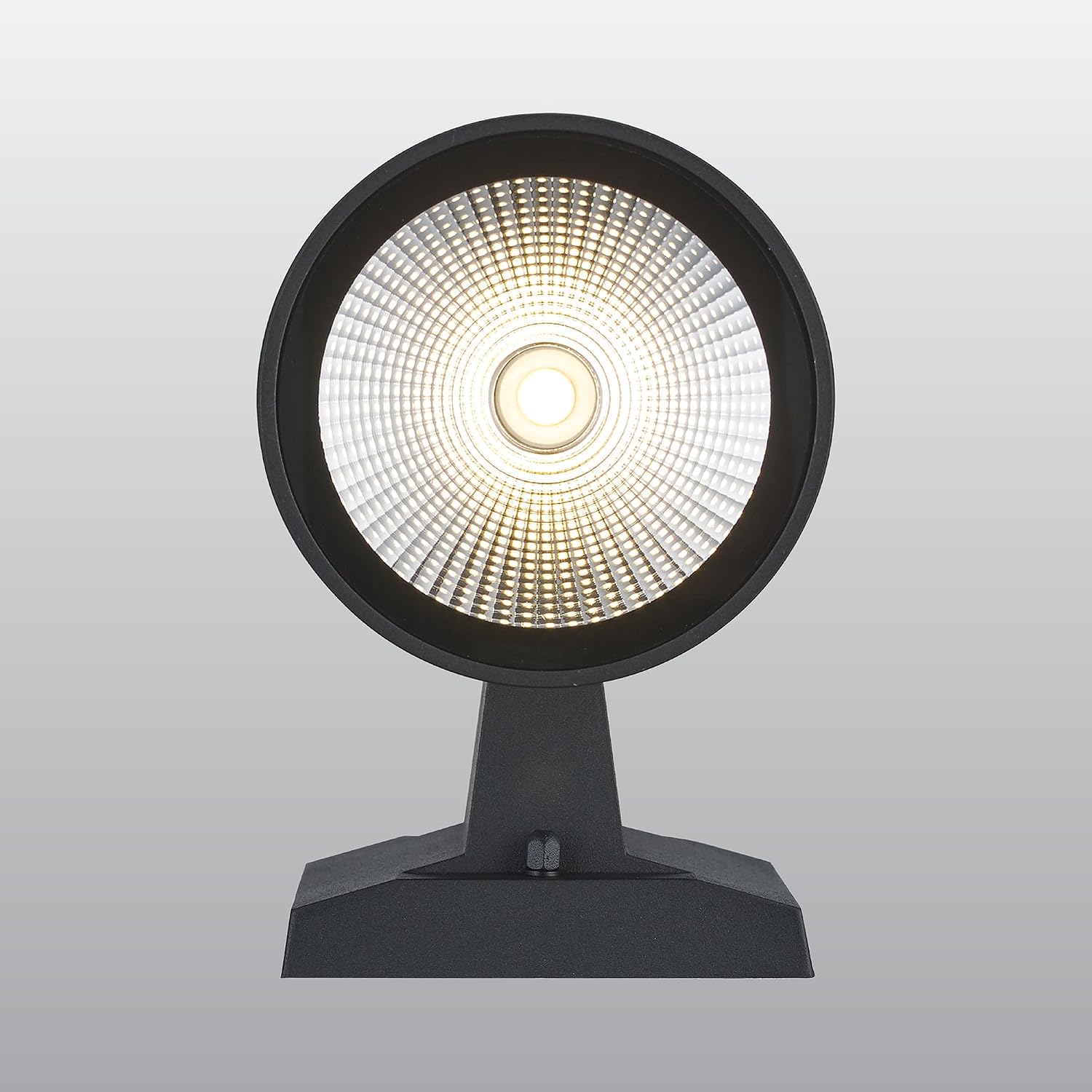 Asher Hamilton AHODW-503BK 10 Inch Axis Outdoor Wall Light | Integrated LED 8 Watt | 636 Lumens | Dimmable 3000K | Wet Rated for Outdoor Use | Modern Exterior Wall Fixture | Black Finish