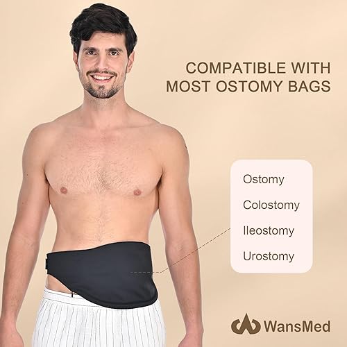 Miniatura 5 de Ostomy Bag Covers for Men and Women  Sports and Daily Life  Leak-Proof and Odor-Masking Solution, Black(L)