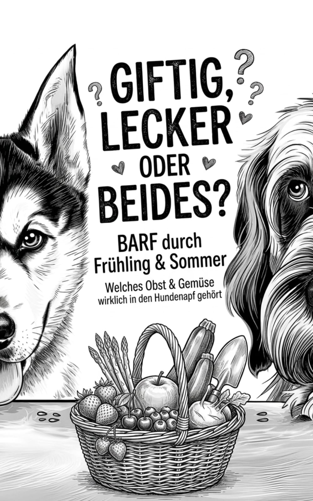 GIFTIG, LECKER oder BEIDES: Barf durch Frühling und Sommer. Welches Obst und Gemüse wirklich in den Hundenapf gehört. (Mit Herz und Barf)