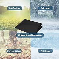Vista 5 de Funda de asiento de barco, funda de almacenamiento de asiento doble espalda con espalda, protector de asiento impermeable, Oxford 420D de servicio