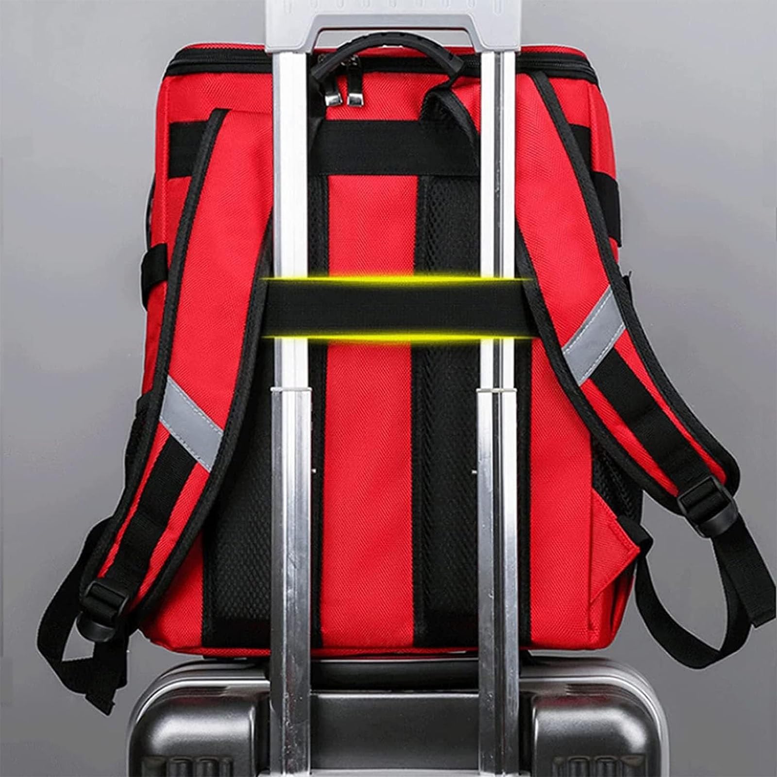 Plecak pierwszej pomocy Plecak ratunkowy Pusta torba urazowa dla ratownika EMS EMT Sprzęt medyczny Sprzęt medyczny Plecaki survivalowe do szkoły Wędrówki Camping Dom Samochód Sport Organizer przechowy