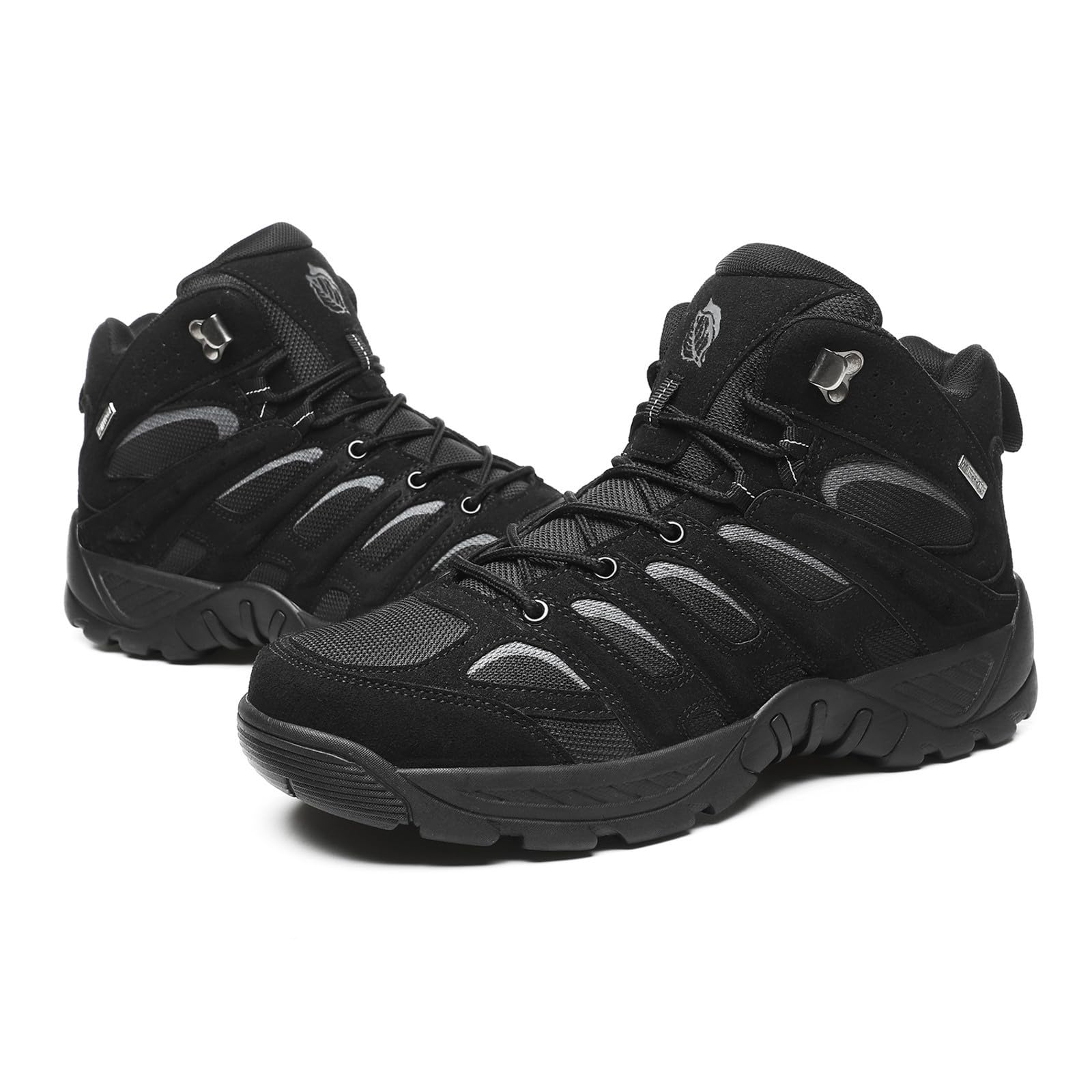 Halbhohe Schuhe für Herren, Wildleder, Knöchelschutz, rutschfeste Sohle, kältebeständig, Sneaker, Wandern, Winter, Berg, Schnee, Schwarz, Khaki, Grau, mehrere Größen