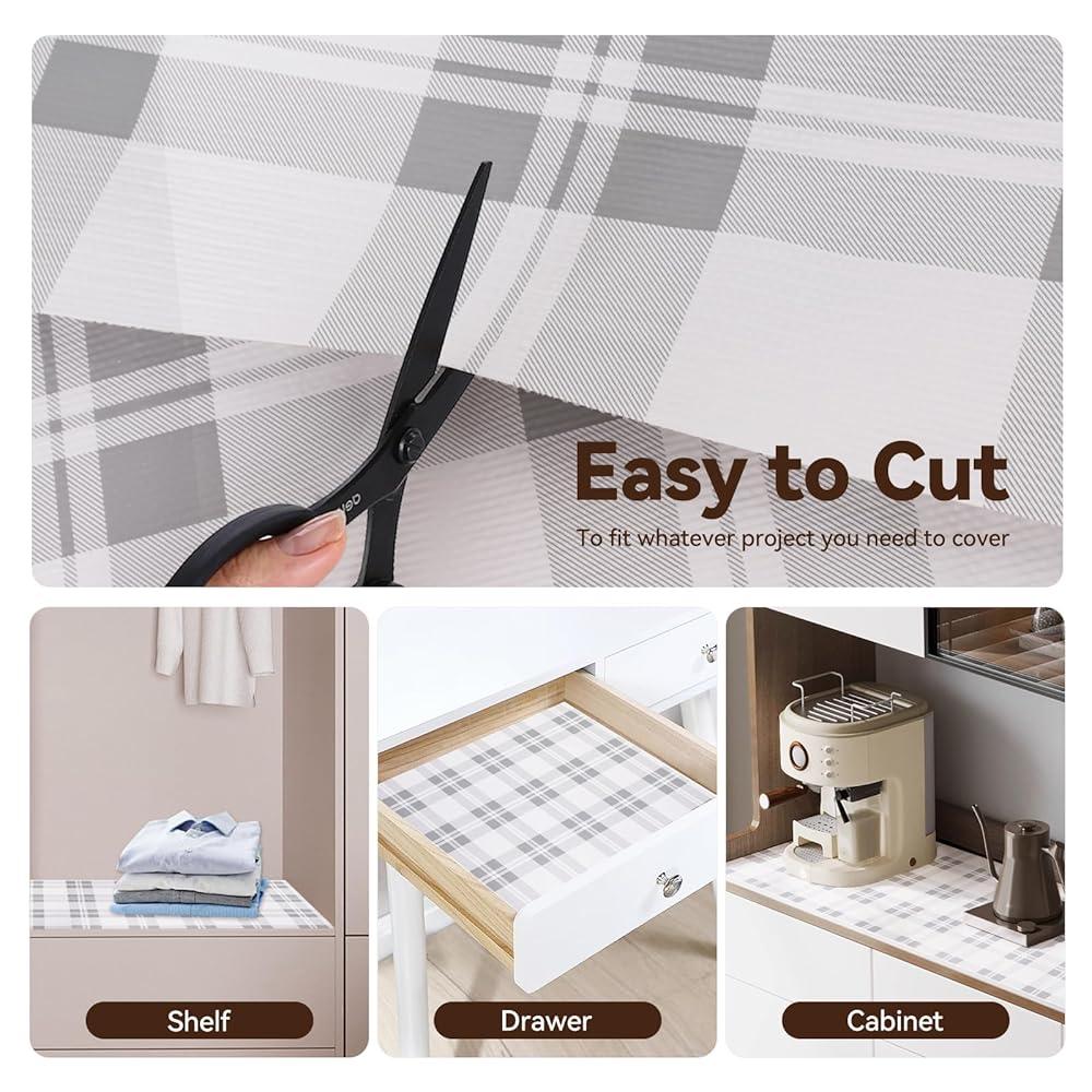 Non-Adhesive, Easy-Clean Drawer Shelf Liner - Image 5