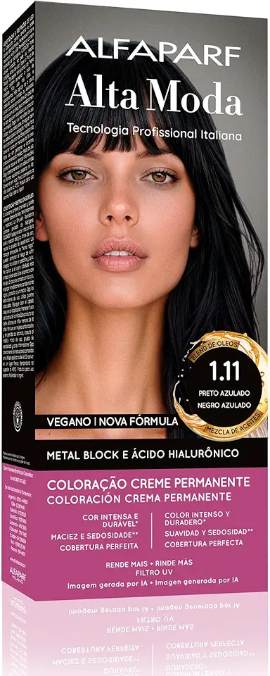 Alta Moda Tinta 1.11 Preto Azulado