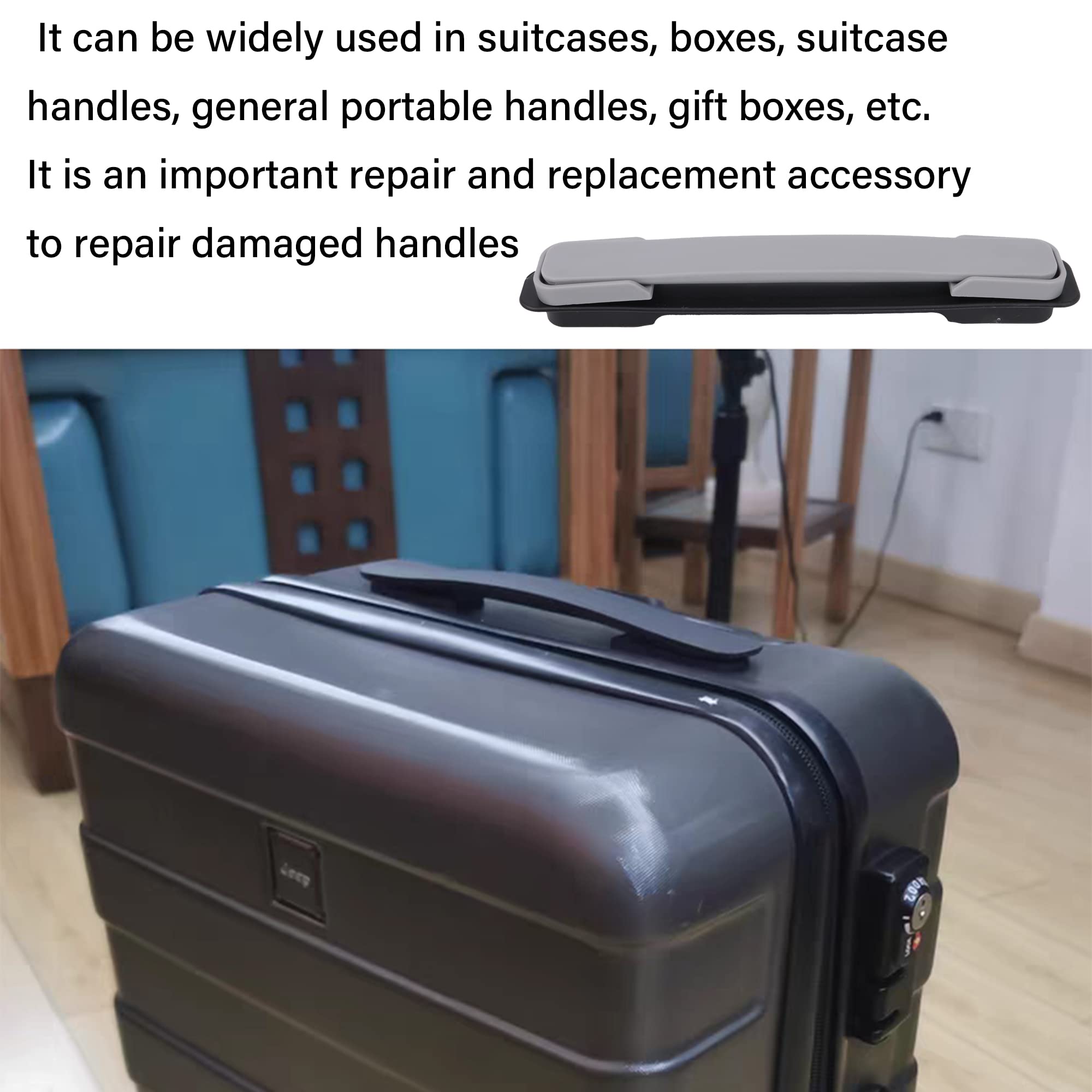 Aymzbd Gepäckgriff Verlängerung 2er Set - 60cm Nylon Griff Für Rollkoffer