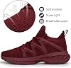 Zapatillas de Mujer Pujcs, Ligeras, Antideslizantes, para Gimnasio, Transpirables y para Caminar 5