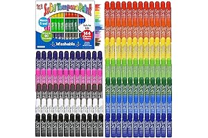 Kwik Stix Washable Tempera Paint: 144 Vivid Colors for Limitless Creations