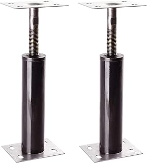 Akron Adjustable Floor Jack (Model C-4), Telescoping Jack For Temporary Support, Size Range 1'-1' 3" (2 Pack)