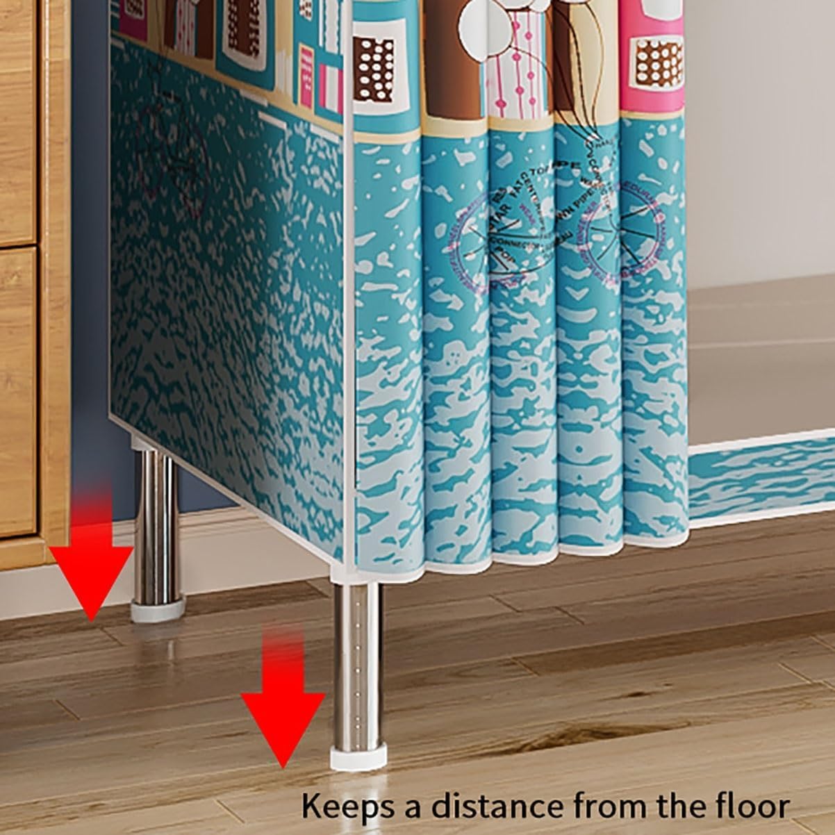 Wardrobe Closet Schrank Tragbarer Schrank, Kleiderschrank, Schrankaufbewahrung Mit Regalen, Kleiderschrank-Organizer Für Aufhängen Von Kleidung Closet Aufbewahrungsschrank(145 * 45 * 172cm)