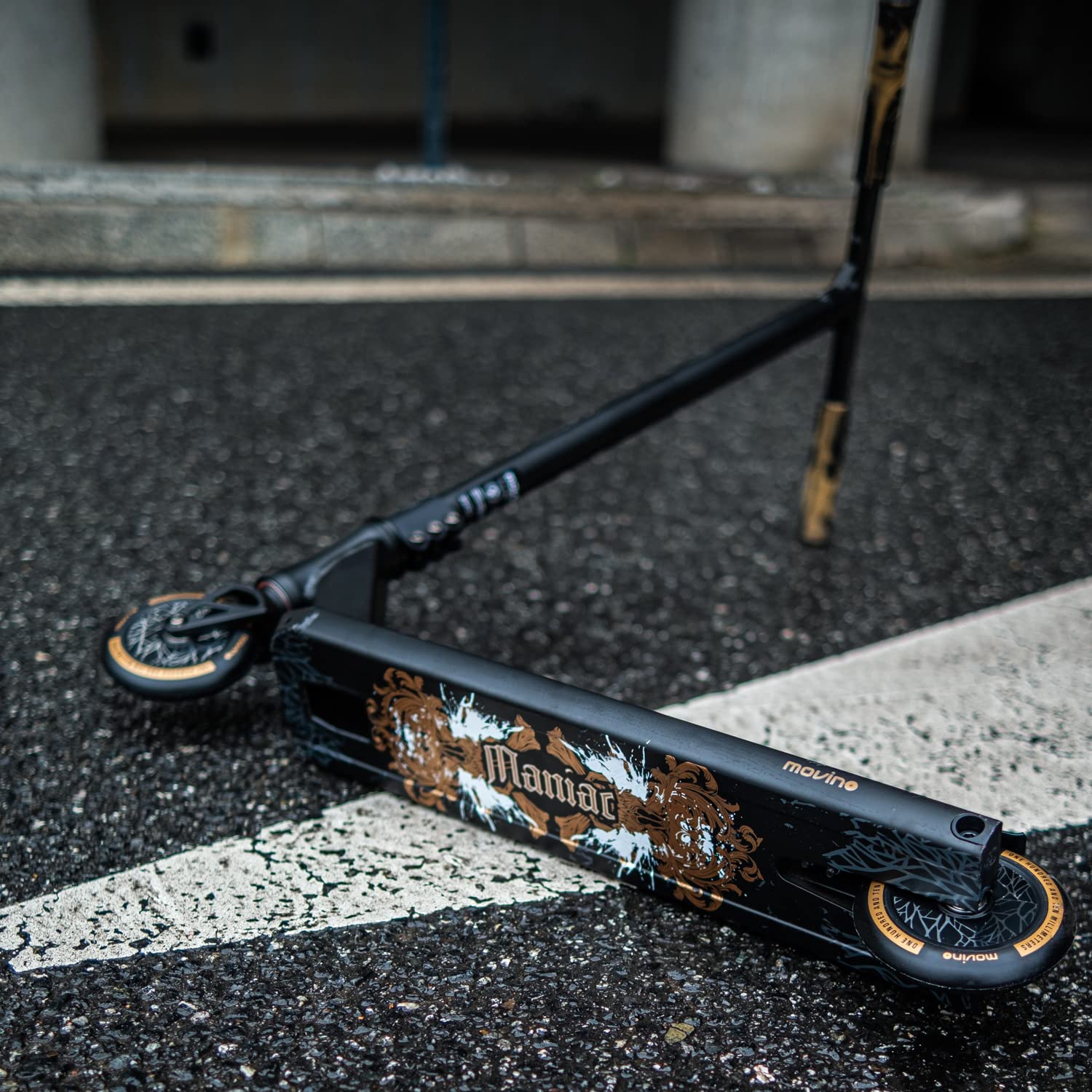 Movino Maniac Monopattino Scooter Professionale Scooter Cuscinetti A Sfera ABEC9 Ruote Da 110 mm Full Core Sistema Di Compressione IHC Freestyle Scooter Monopattino Acrobatico