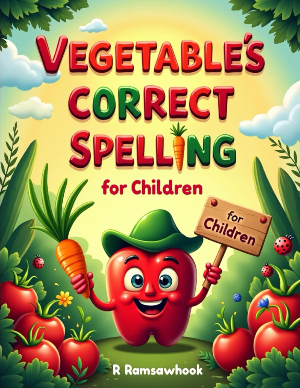 Vegetable's Correct Spelling for Children