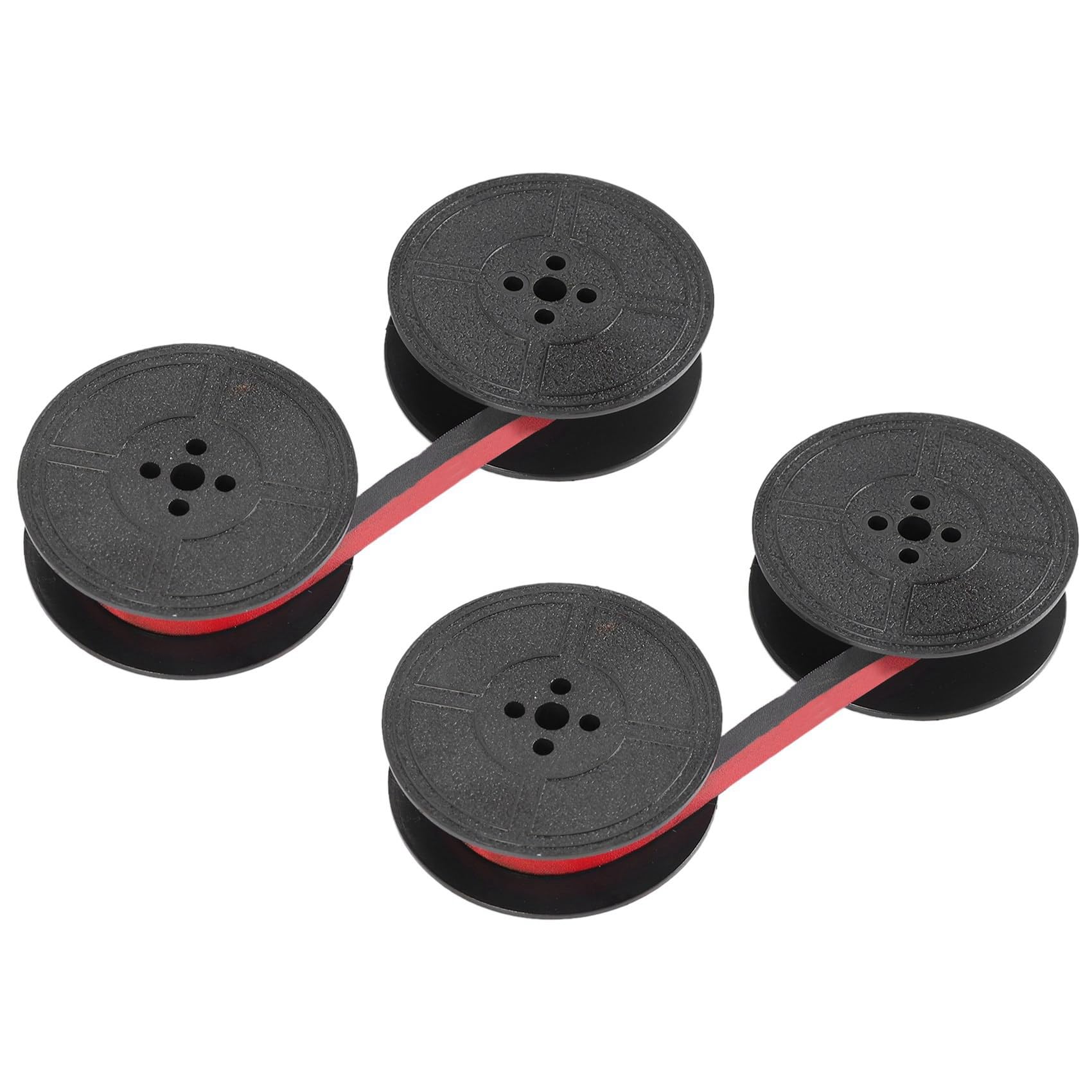 4 Nastri Per Macchina Da Scrivere - Nero E Rosso, Nylon, Compatibili Con Modelli Classici - Foto 3