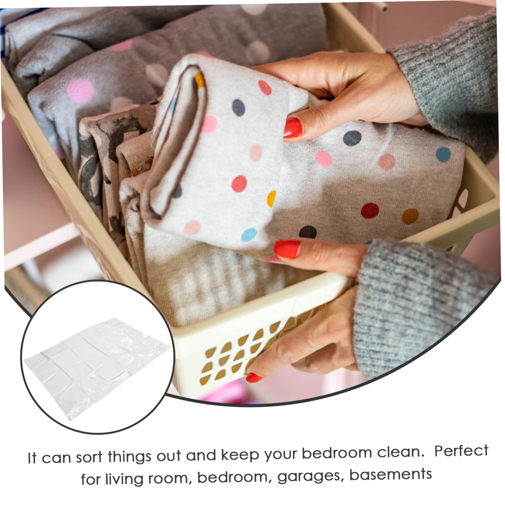 Bolsa de Vacío para Colchón Grande y Gruesa Bolsa Sellado Hermético para Almacenamiento y Compresión que Ahorra Espacio Resistente y Reutilizable para Ropa y Edredones