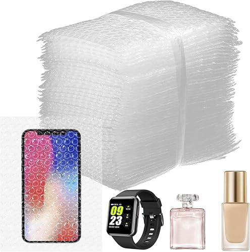 Miniatura 7 de Bolsas de cojín de burbujas, bolsa de burbujas de 4 x 6 pulgadas, bolsas de amortiguación de doble pared, bolsas de espuma gruesa a prueba de golpes