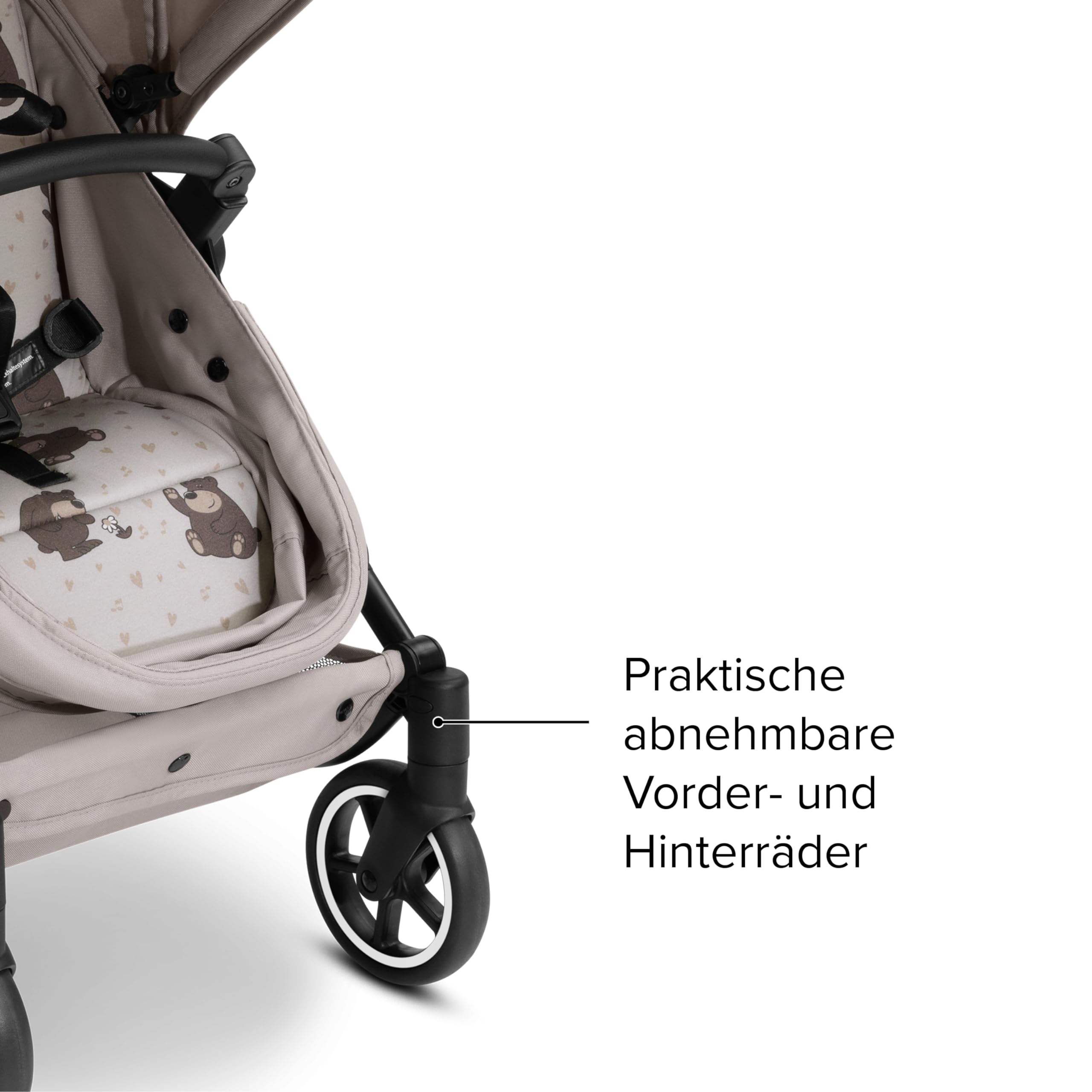 ABC Design Puppenwagen Migno - 2in1 Puppenwagen mit Babywanne, Sportsitz,  Verstellbarer Knickschieber, kompaktes Faltma, ab 3 Jahren - Teddy:  Amazon.de: Spielzeug