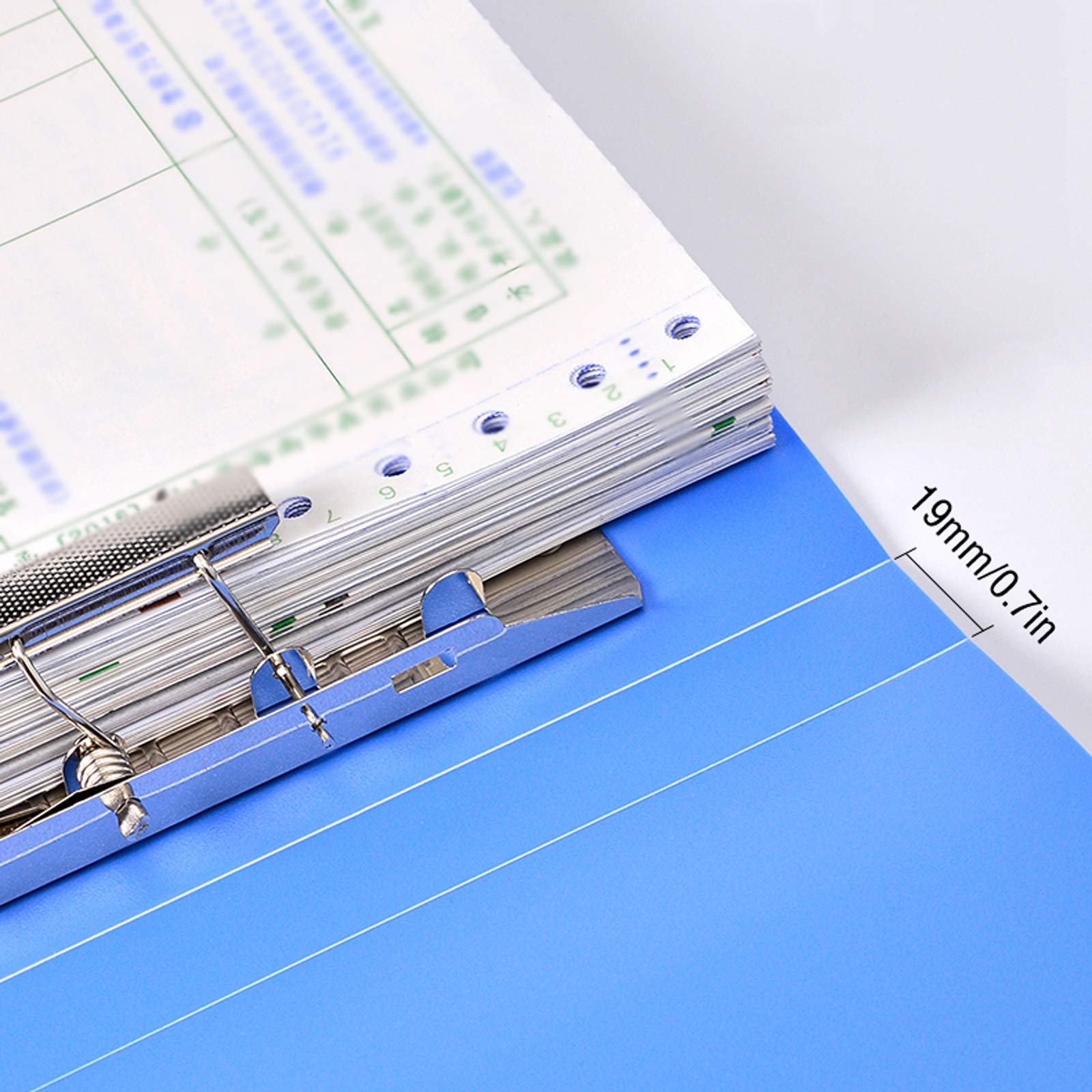FEIYIYANG Portablocco A5 Bill Storage Folder Plastic Storage Appunti Appunti con Etichetta di classificazione Piccolo Raccoglitore di ricevute per Ufficio/finanza/Famiglia Portablocchi e Portamoduli