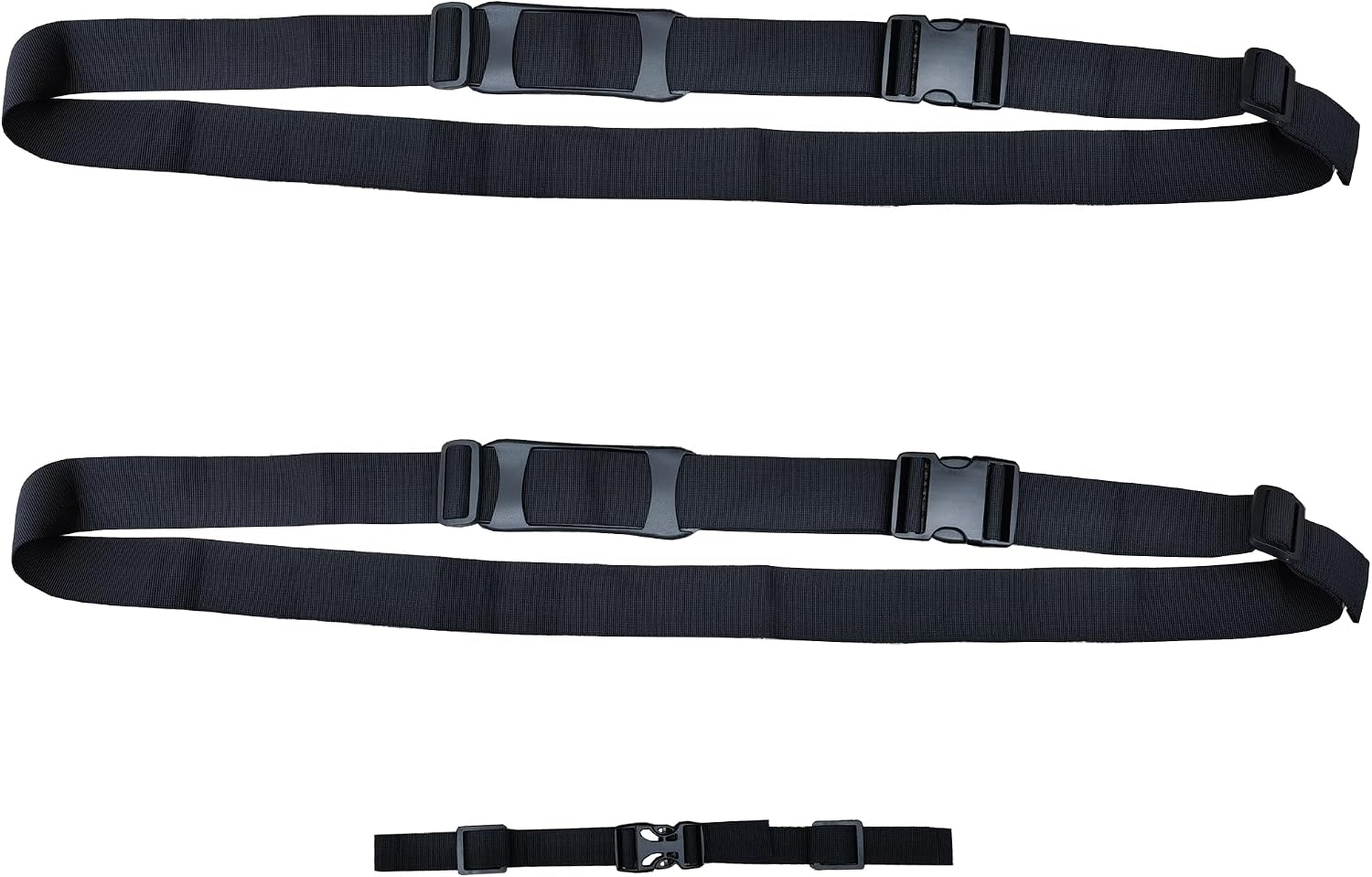 Utility Straps 3 Pack, Adjustable Nylon Compression Straps with Quick Release Buckles for Backpack, Sleeping Bag, Luggage, Camping, Hiking, Travel, Outdoor Gear Accessories