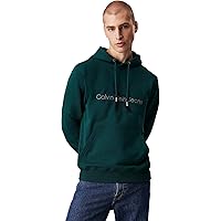 Calvin Klein Felpa Uomo Seasonal Monologo Regular con Cappuccio