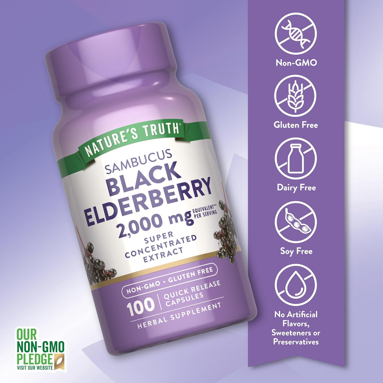 's Truth Bla Elderberry sules | | Super Concentrated Sbucus