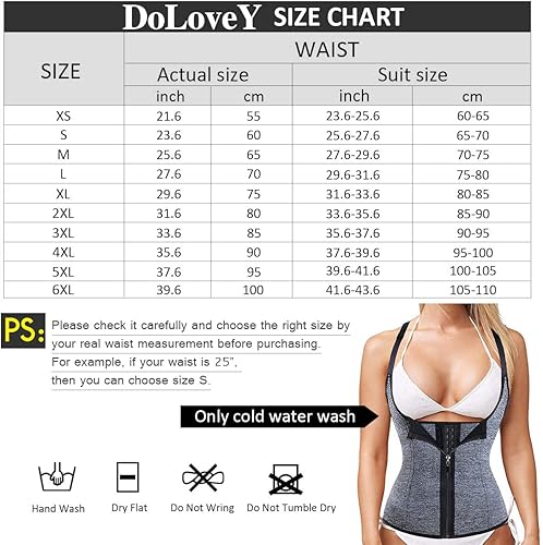 Miniatura 7 de Chaleco de sauna de neopreno para mujer, moldeador de cuerpo, sudor caliente, entrenamiento, recuperación posparto, cinturón adelgazante