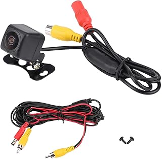 Lente olho-de-peixe grande angular 170° HD visão noturna de carro reverso câmera de visão traseira à prova d'água para carro câmera reversa ca