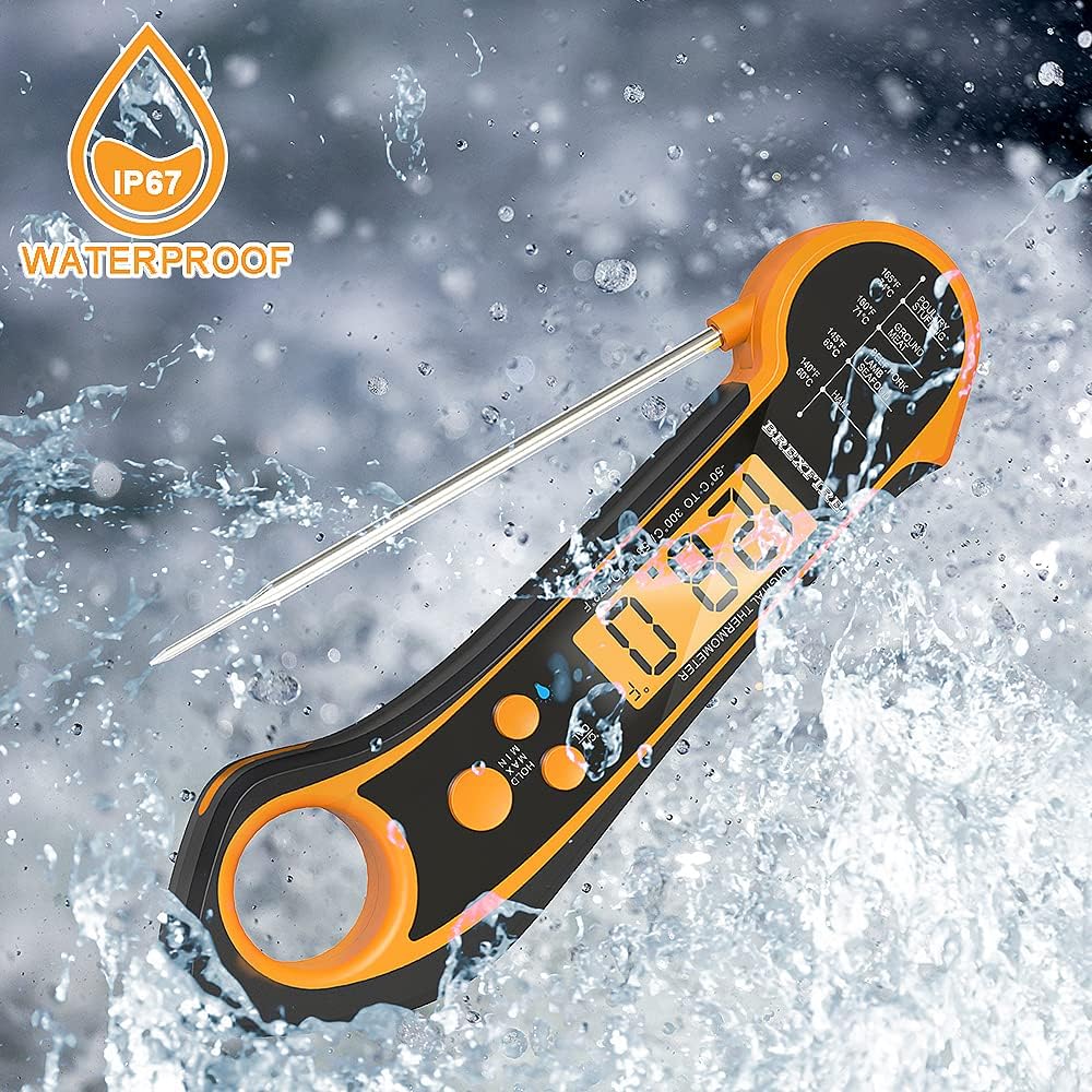 Review BREXFIRE Digital Meat Thermometer for Cooking Waterproof Instant