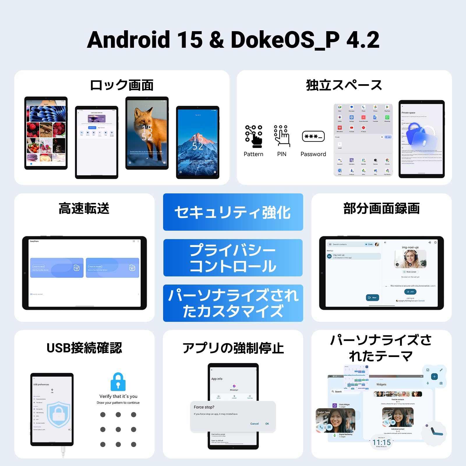 Amazon.co.jp: タブレット 8インチ Blackview Link 2 android 15 専用