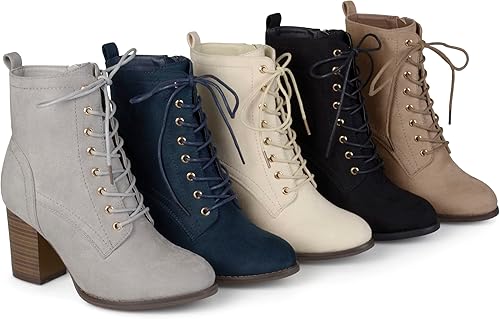 Miniatura 5 de Journee Collection Botines de tacón grueso para mujer