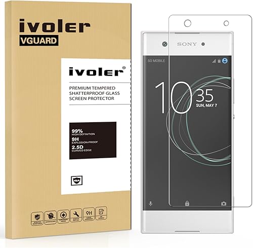 iVoler Pellicola Vetro Temperato per Sony Xperia XA1  Garanzia Vita   Pellicola Protettiva  Protezione per Schermo