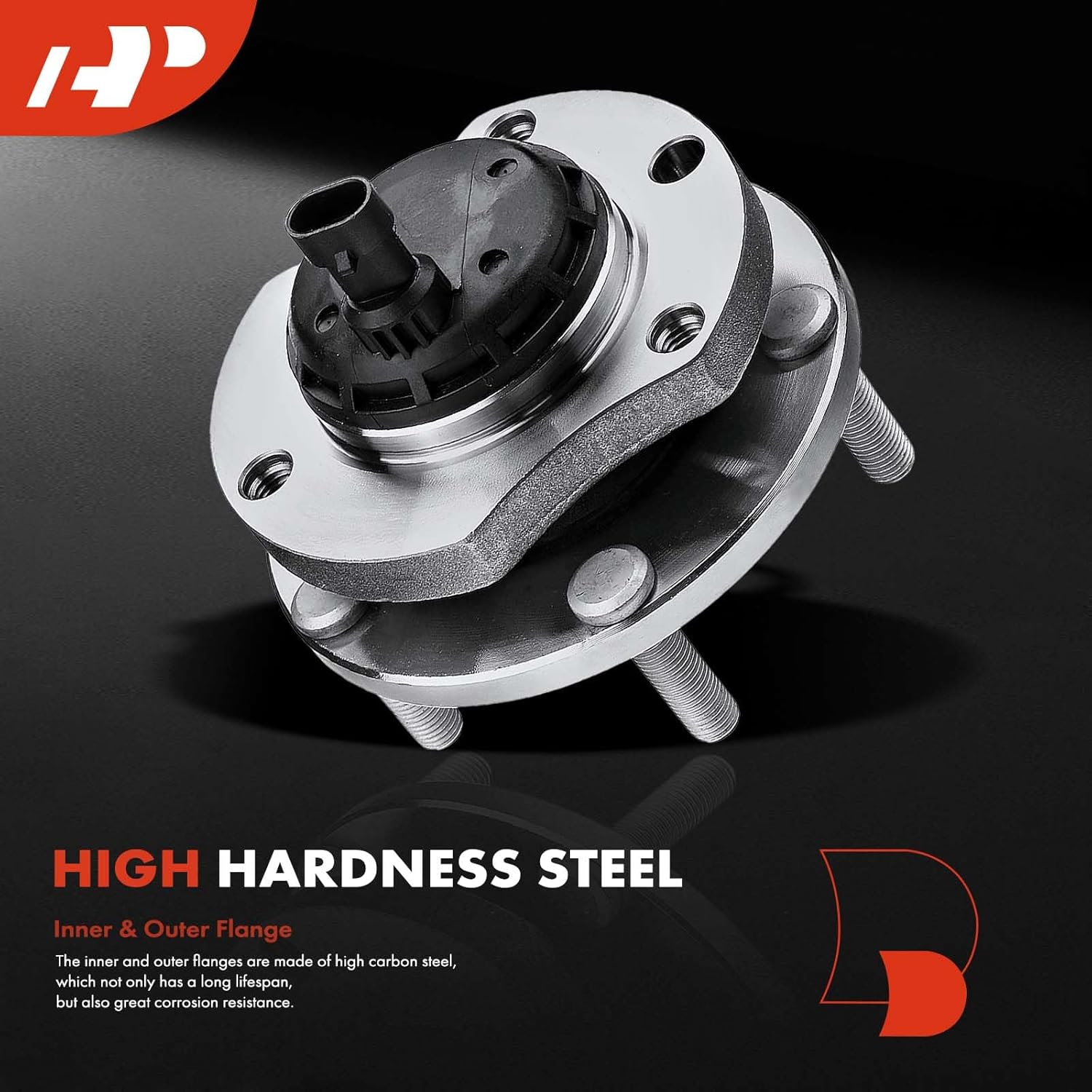 A-Premium Front Left Wheel Bearing and Hub Assembly with ABS & 5-Lug Compatible with Pontiac GTO 2004 2005 2006