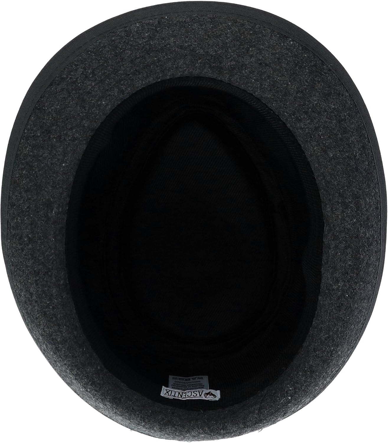 Men's Wool Blend All Season Fedora Hat with Herringbone Band - Image 4