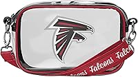 Vista 8 de FOCO NFL Womens NFL Team Logo Stripe Clear Crossbody Bag